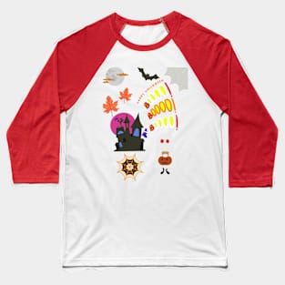 HAPPY HALLOWEEN Baseball T-Shirt